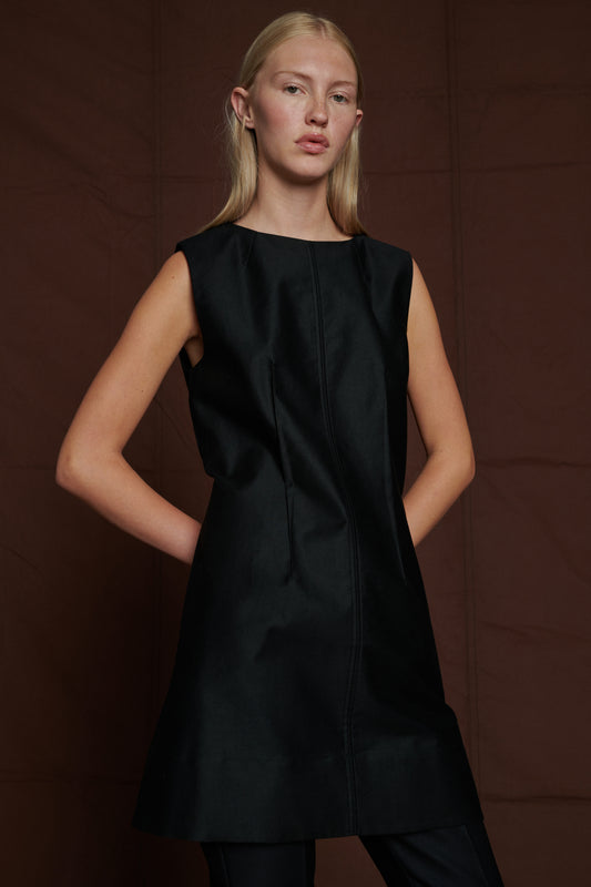 Robe Amandine - Noir - Coton - Femme