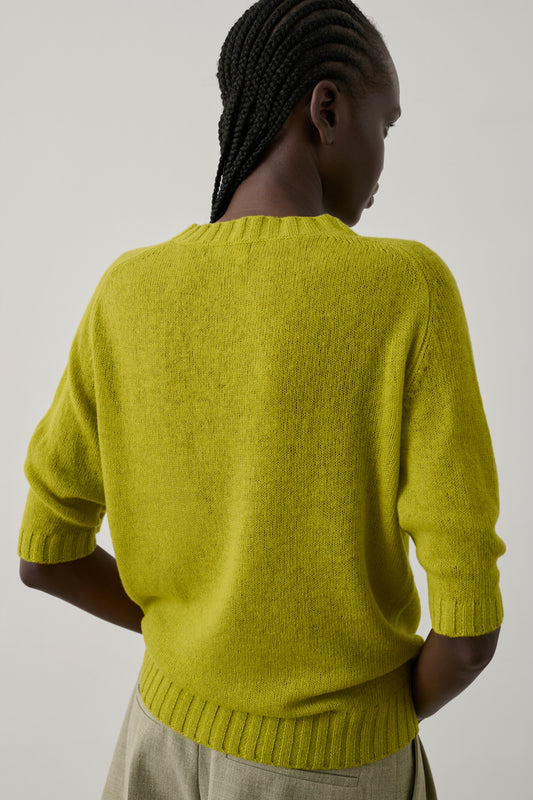 Pull Betina - Absinthe - Laine mérinos - Femme