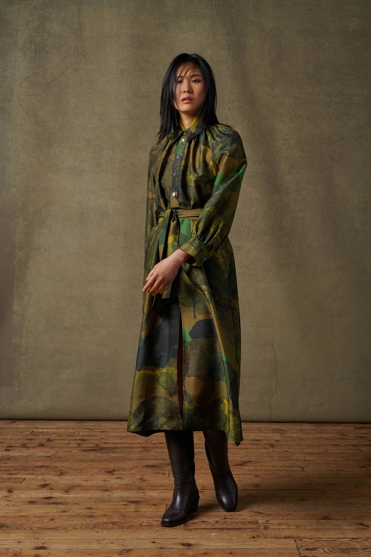 ROBE SAVANE VERTE vue 6