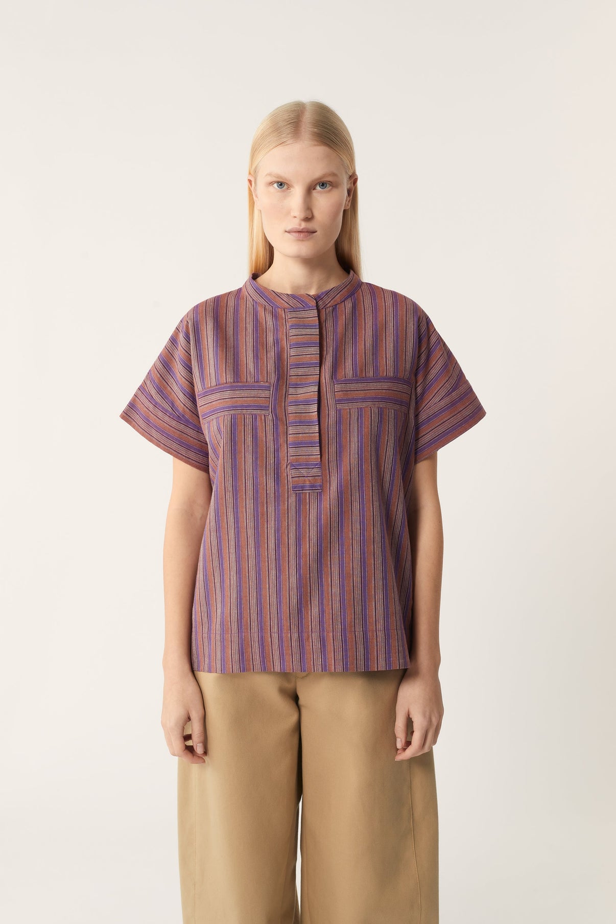 BLOUSE POSITANO VIOLETTE vue 1