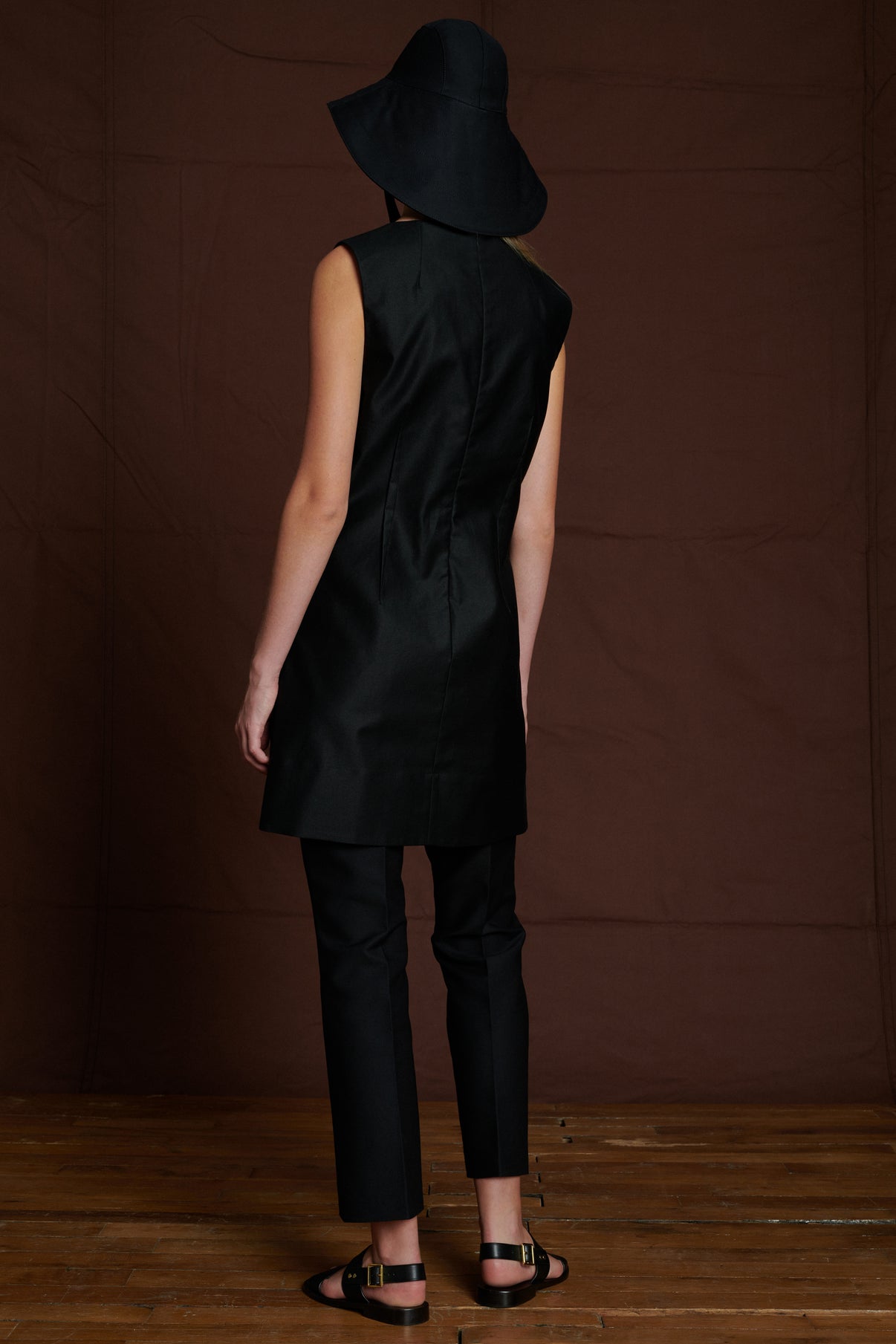 Robe Amandine - Noir - Coton - Femme vue 5