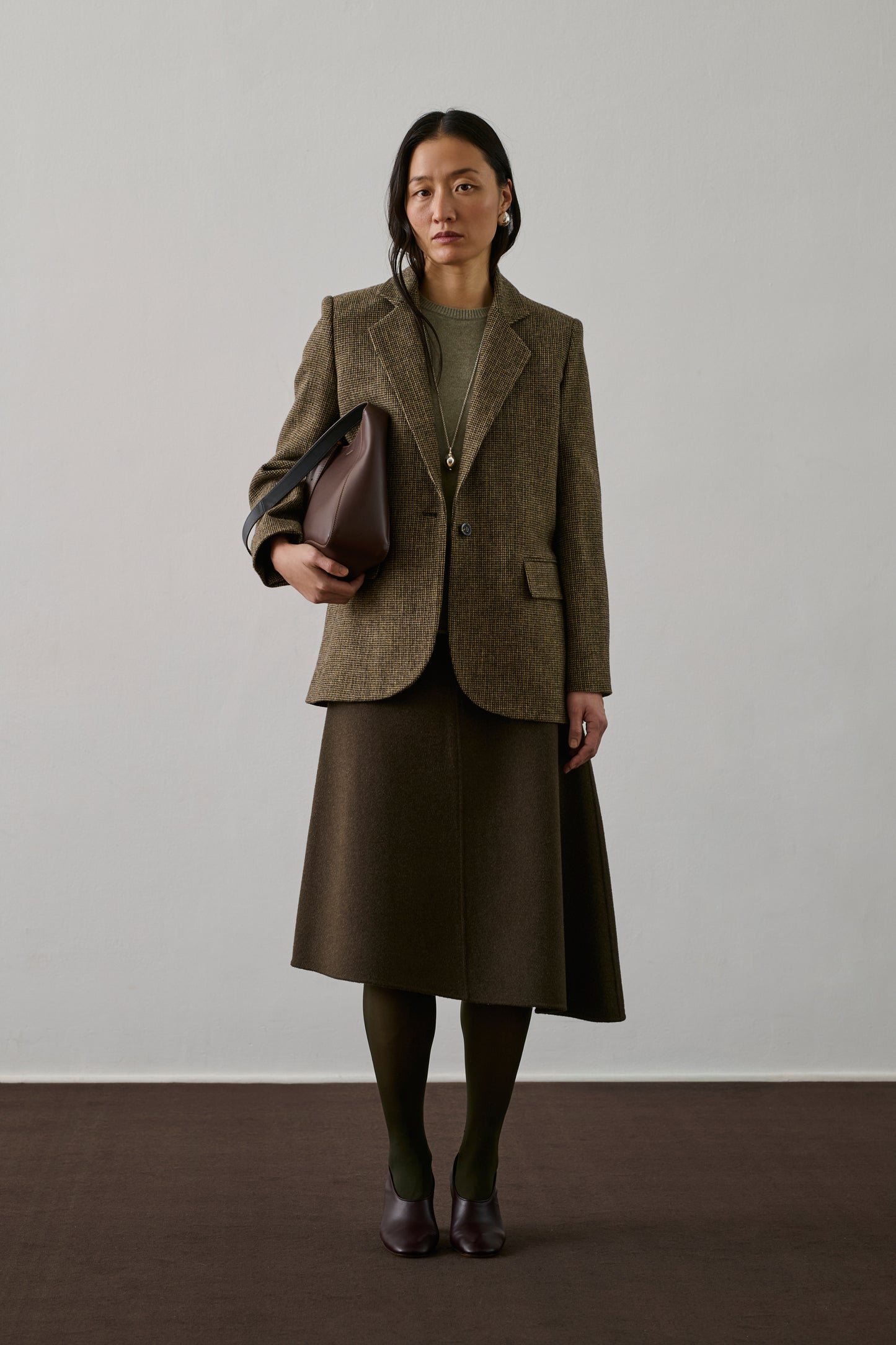 Veste Sevres - Marron/Beige - Laine - Femme