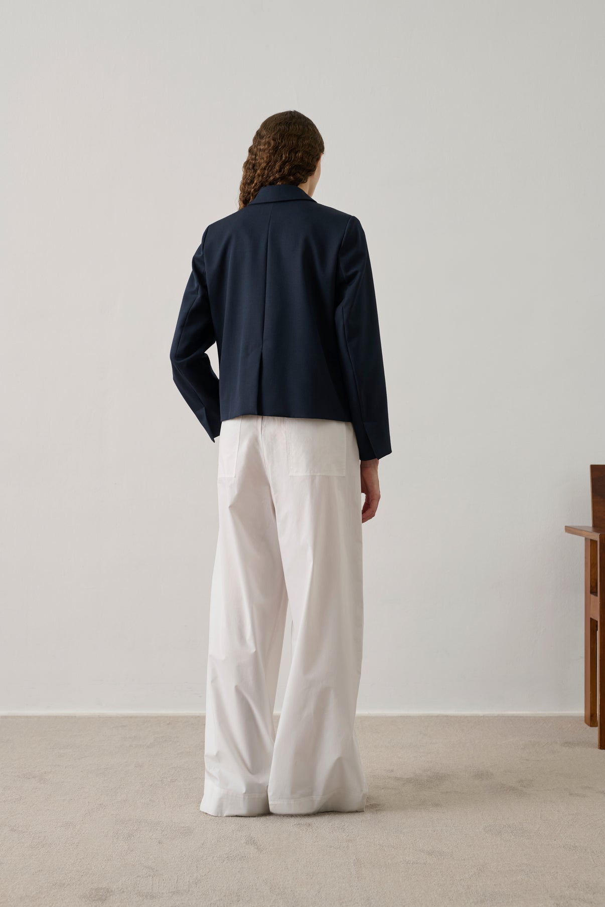 Veste Hespera - Navy - Laine - Femme vue 3