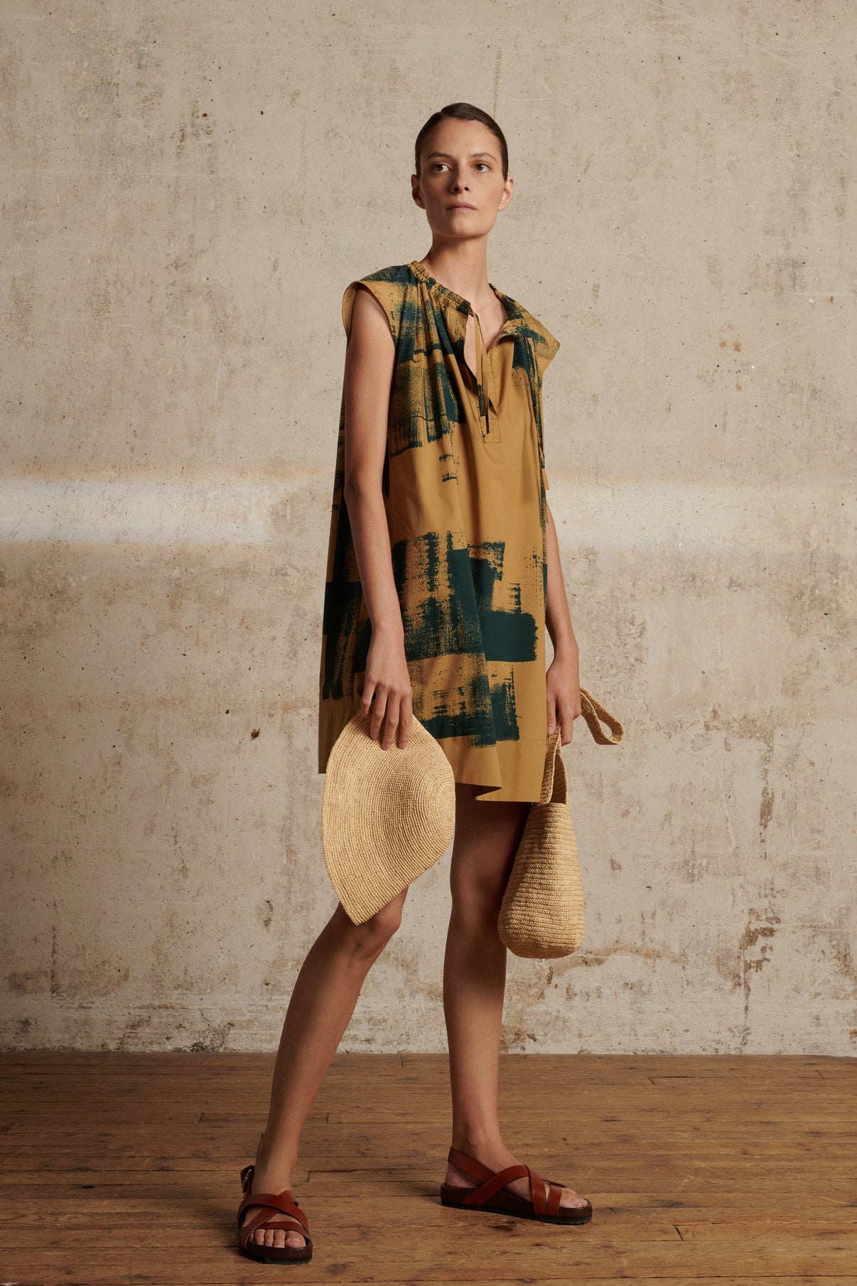 ROBE TELLA BEIGE vue 1