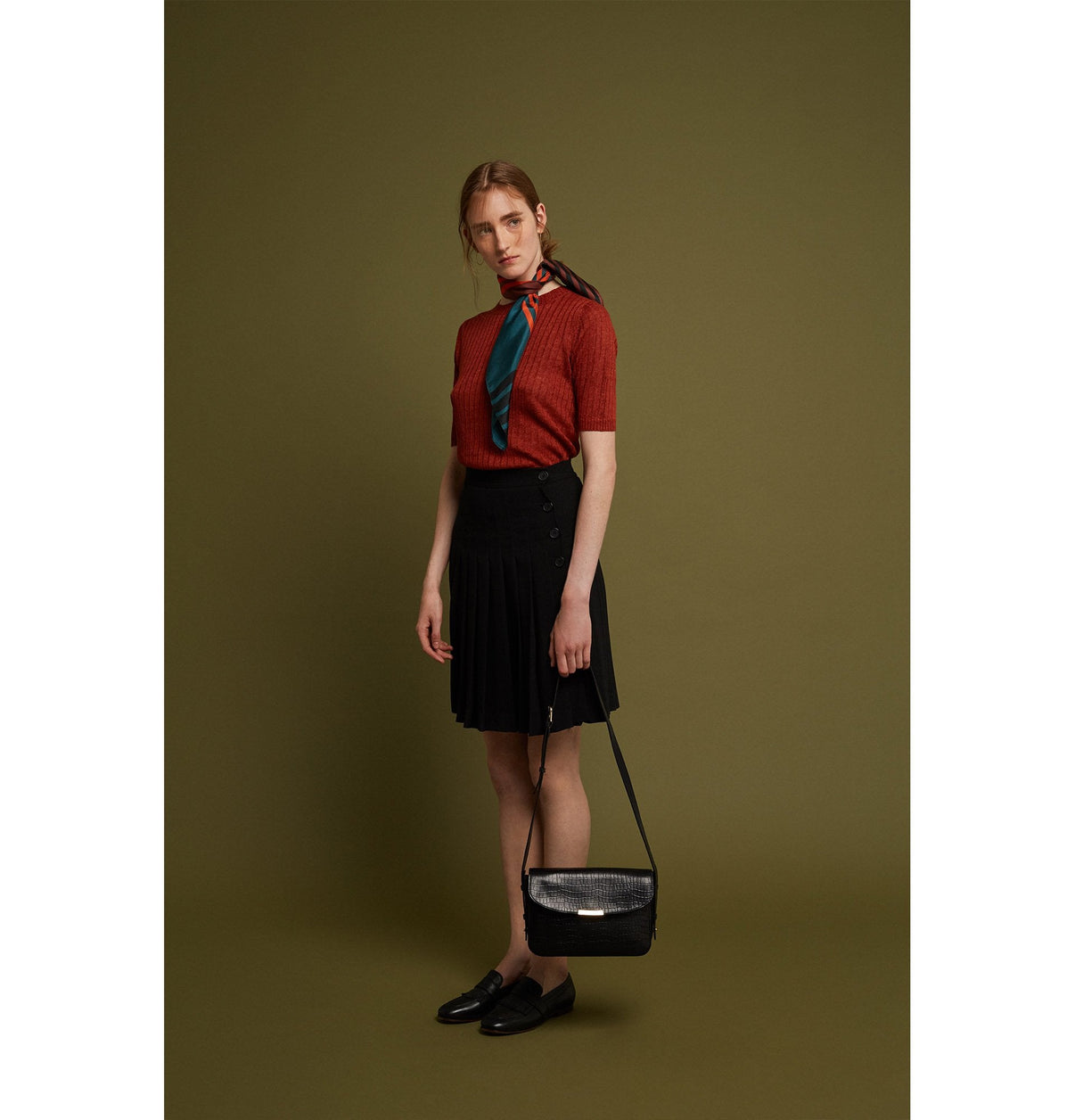 Pull DELON ROUGE vue 20