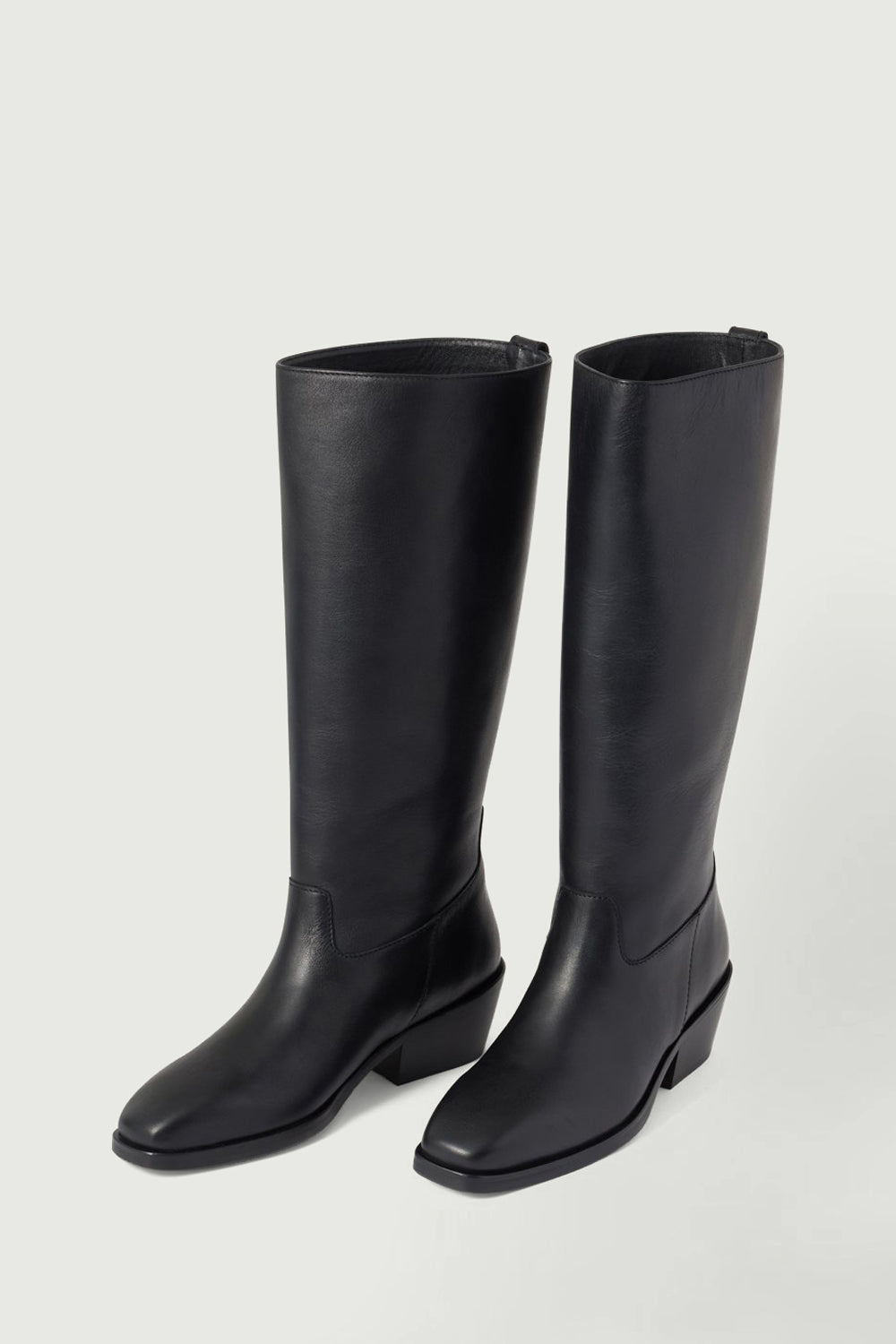 Bottes Bergam - Noir - Cuir - Femme