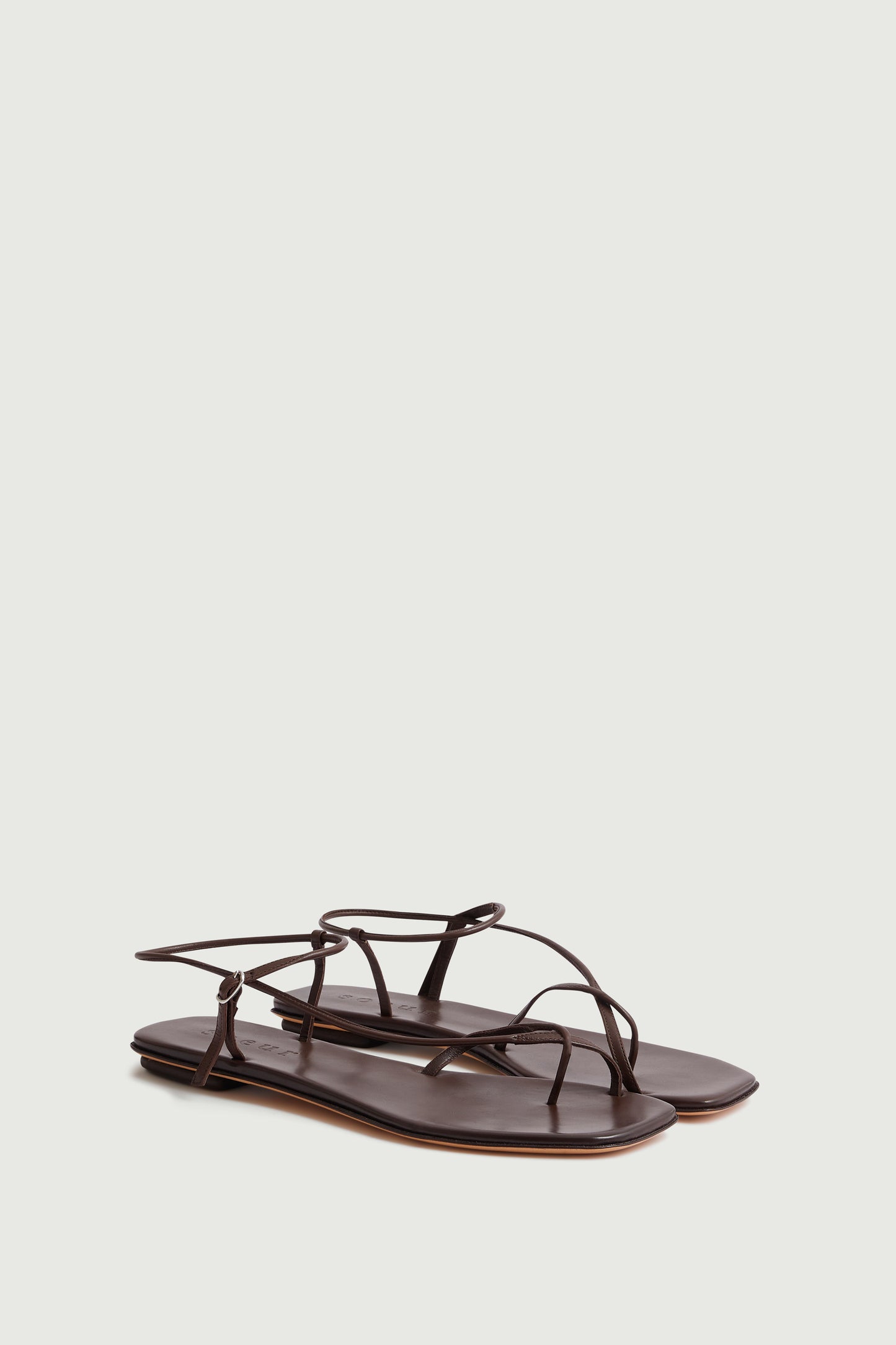 Sandales Rosalie - Marron - Cuir - Femme