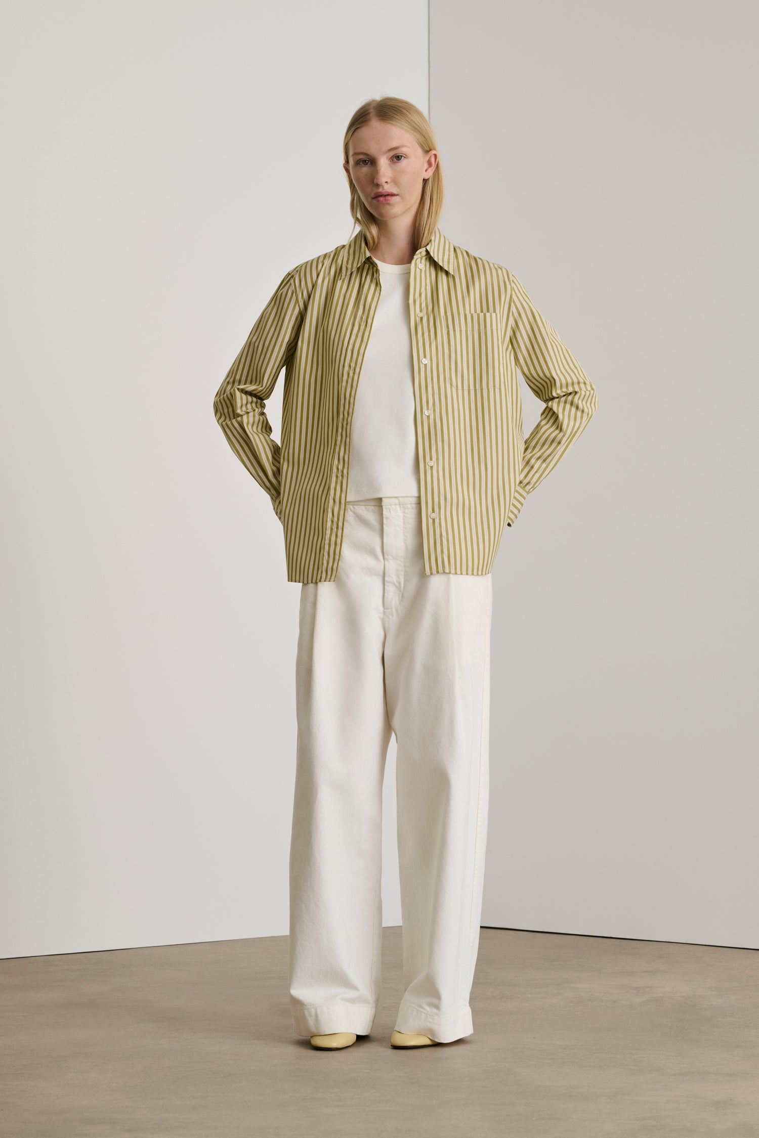 Chemise Alphee - Bronze/Écru - Coton - Femme