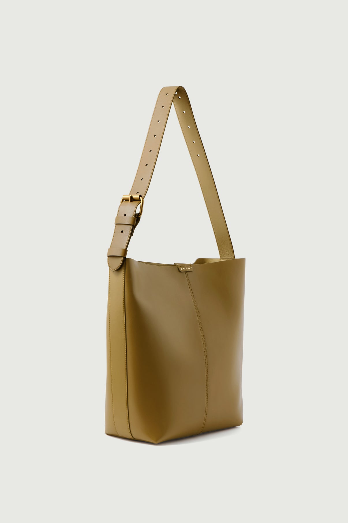 Sac Saudade - Bronze/Beige - Cuir - Femme vue 3